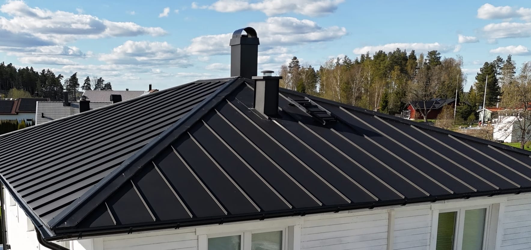 Takbyte i Järfälla
