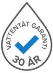 30 år vattentät garanti